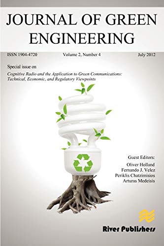 9788792329332: Journal of Green Engineering- Special Issue: Cognitive Radio and the Application to Green Communications: Technical, Economic, and Regulatory Viewpoints