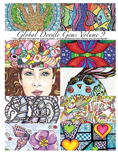 9788793385436: "Global Doodle Gems" Volume 9: "The Ultimate Adult Coloring Book...an Epic Collection from Artists around the World! "