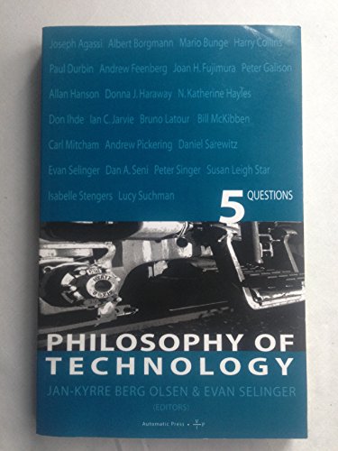 Imagen de archivo de Philosophy of Technology a la venta por Better World Books