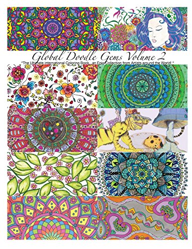 9788799837519: "Global Doodle Gems" Volume 2: "The Ultimate Coloring Book...an Epic Collection from Artists around the World! "