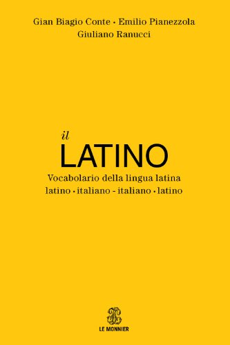 9788800500036: Il latino. Vocabolario della lingua latina. Latino-italiano italiano-latino (Dizionari)