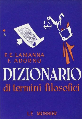 9788800610391: Dizionario di termini filosofici