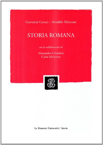 9788800860826: Storia romana (Le Monnier universit)