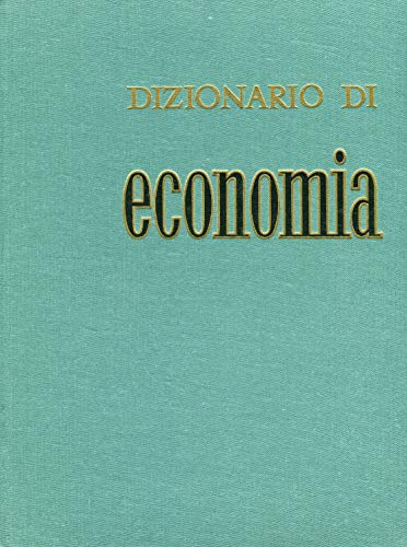 9788802037219: Dizionario di economia