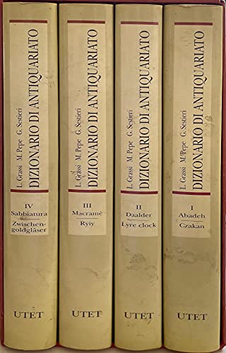 Beispielbild fr Dizionario Di Antiquariato zum Verkauf von Librairie de l'Avenue - Henri  Veyrier