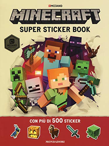 9788804705666: Minecraft Mojang. Super sticker book. Con adesivi