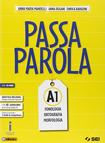 9788805075843: Passaparola. Vol. A1-A2-B-Test d'ingresso-Mappe schemi e tabelle-Laboratorio. Per la Scuola media. Con CD. Con e-book. Con espansione online