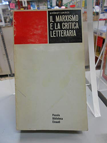 9788806045647: Il marxismo e la critica letteraria