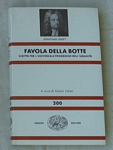 9788806118242: Favola della botte. Scritta per l'universale progresso dell'umanit