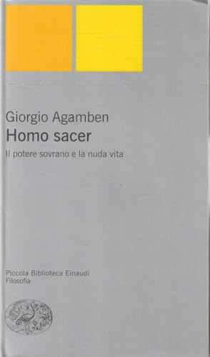 9788806138509: Homo sacer (Einaudi contemporanea) (Italian Edition)