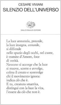 Beispielbild fr Silenzio dell'universo (Collezione di poesia) (Italian Edition) (ita) zum Verkauf von Brook Bookstore
