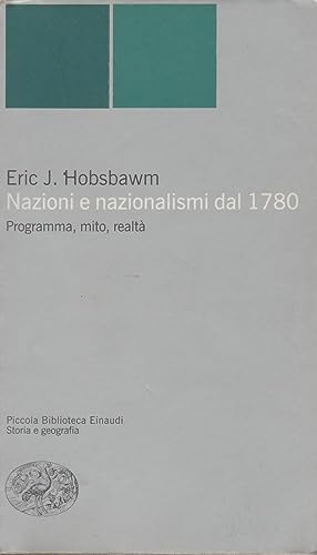 Immagine dell'editore per NAZIONI E NAZIONALISMI DAL 1780 (ita) venduto da Brook Bookstore