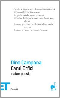 Canti orfici. - Campana, Dino