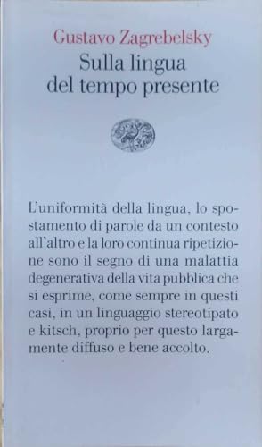 Beispielbild fr Sulla lingua del tempo presente zum Verkauf von medimops