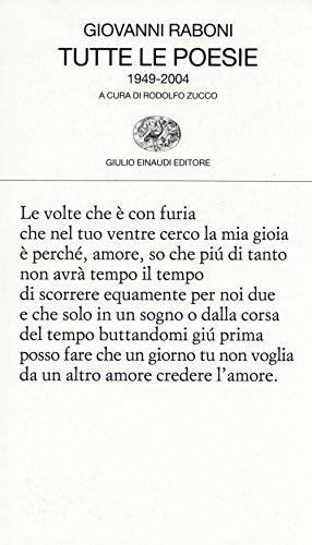 9788806220990: Tutte le poesie (1949-2004) (Collezione di poesia)