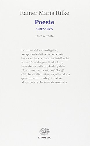 Stock image for Poesie (1907-1926). Testo tedesco a fronte for sale by libreriauniversitaria.it