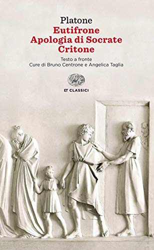 Stock image for Eutifrone-Apologia di Socrate-Critone. Testo greco a fronte for sale by Revaluation Books