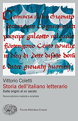 Stock image for Storia dell'italiano letterario : dalle origini al XXI secolo for sale by Libreria gi Nardecchia s.r.l.