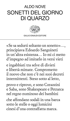 Imagen de archivo de SONETTI DEL GIORNO DI QUARZO a la venta por libreriauniversitaria.it