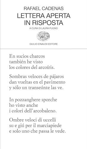 Imagen de archivo de Lettera aperta. In risposta. Testo spagnolo a fronte (Collezione di poesia) a la venta por libreriauniversitaria.it