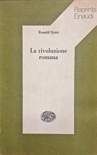 9788806399337: La rivoluzione romana (Reprints Einaudi)