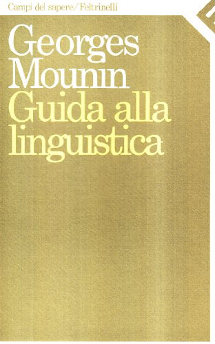 Beispielbild fr Guida alla linguistica (Campi del sapere) zum Verkauf von medimops