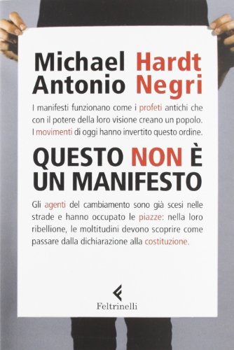 Stock image for Questo non  un Manifesto for sale by medimops