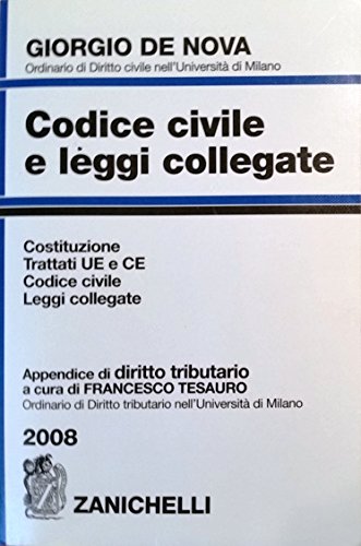 9788808122490: Codice civile e leggi collegate e appendice diritto tributario. Con CD -ROM