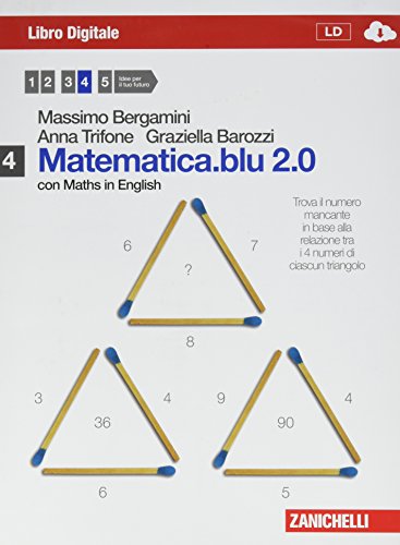 Stock image for MATEMATICA.BLU 2.0 4 O-Q-PI - LIBRO + ESPANSIONE ONLINE for sale by medimops