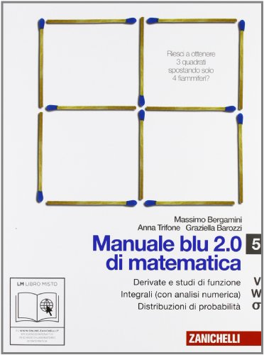 9788808157256: Manuale blu 2.0 di matematica. Vol. V-W-Sigma. Per le Scuole superiori. Con espansione online