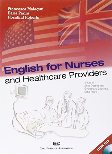 9788808180049: English for nurses and healthcare providers. Con CD Audio