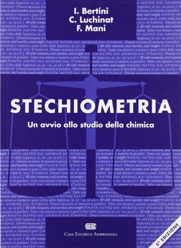 Beispielbild fr Stechiometria. Un avvio allo studio della chimica zum Verkauf von medimops