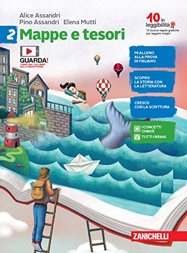 9788808212504: Mappe e tesori. Per la Scuola media. Con e-book (Vol. 2)