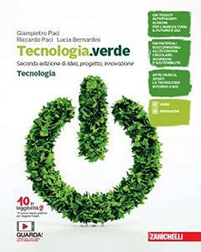 Stock image for Tecnologia.verde. Confezione Tecnologia-Disegno, Laboratorio e Coding. Per la Scuola media. Con e-book for sale by medimops
