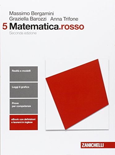 9788808537836: Matematica.rosso. Per le Scuole superiori. Con e-book. Con espansione online (Vol. 5)