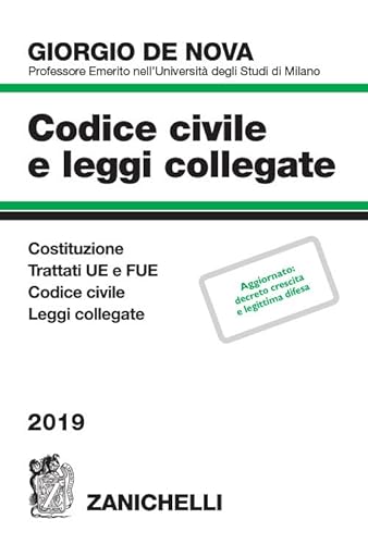 9788808601599: Codice civile e leggi collegate