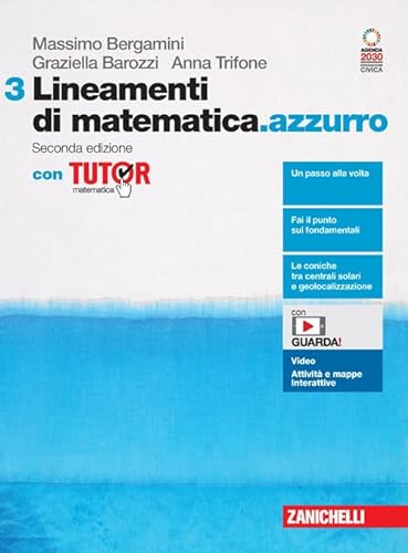 Stock image for Lineamenti di matematica.azzurro. Con Tutor. Per le Scuole superiori. Con Contenuto digitale (fornito elettronicamente) (Vol. 3) for sale by Buchpark
