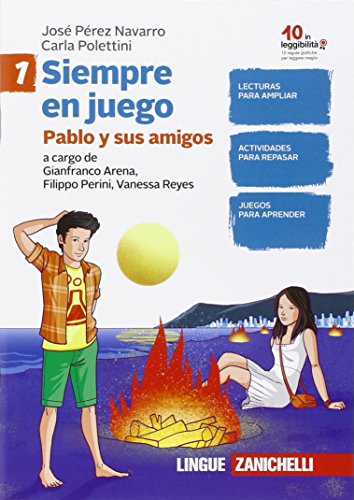 9788808737519: En juego. Siempre en juego. Lettura con esercizi. Per la Scuola media [Lingua spagnola]: Vol. 1