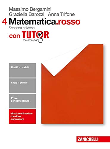 Stock image for Matematica.rosso. Per le Scuole superiori. Con Contenuto digitale (fornito elettronicamente) (Vol. 4) for sale by medimops