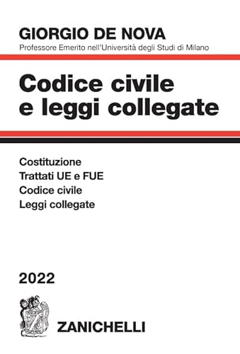 9788808888167: Codice civile e leggi collegate 2022