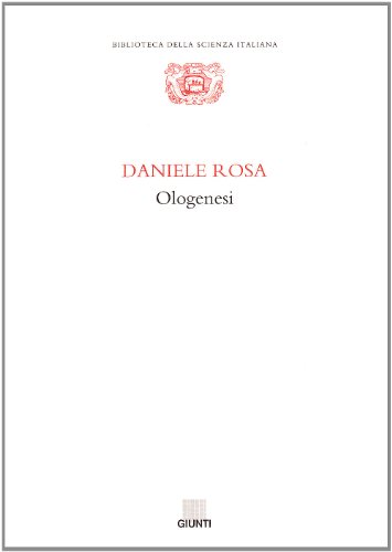 9788809023345: Ologenesi (Biblioteca della scienza italiana)