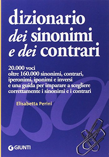 Stock image for Dizionario dei sinonimi e dei contrari Medio for sale by WorldofBooks