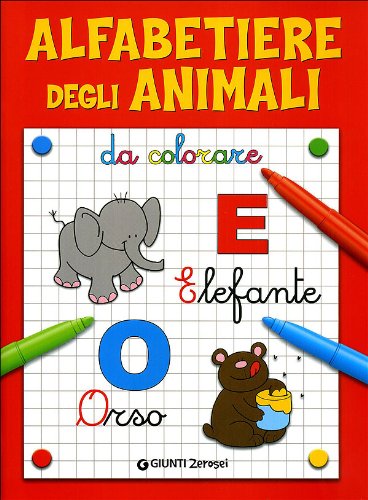 9788809758650: Alfabetiere degli animali da colorare. Ediz. illustrata (0/6 Coloro e imparo)