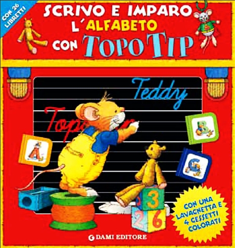 Scrivo e imparo l'alfabeto con Topo Tip. Valigetta. Ediz. illustrata. Con gadget