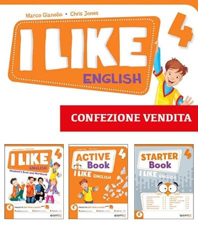 9788809984028: I like english. Per la Scuola elementare. Con e-book. Con espansione online (Vol. 4)