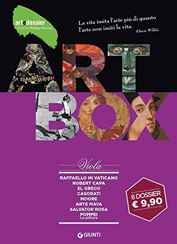 9788809992160: Dossier d'art. Box viola: Raffaello in Vaticano-Robert Capa-El Greco-Casorati-Moore-Arte maya-Salvator Rosa-Pompei. La pittura. Ediz. illustrata