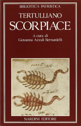 9788810420140: Scorpiace (Biblioteca patristica)