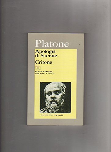 Beispielbild fr Apologia di Socrate-Critone. Testo greco a fronte zum Verkauf von Half Price Books Inc.