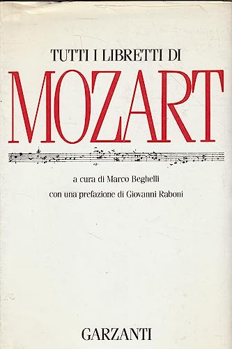Tutti i libretti di Mozart