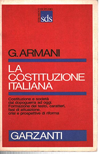 9788811473107: La costituzione italiana (Strumenti di studio)